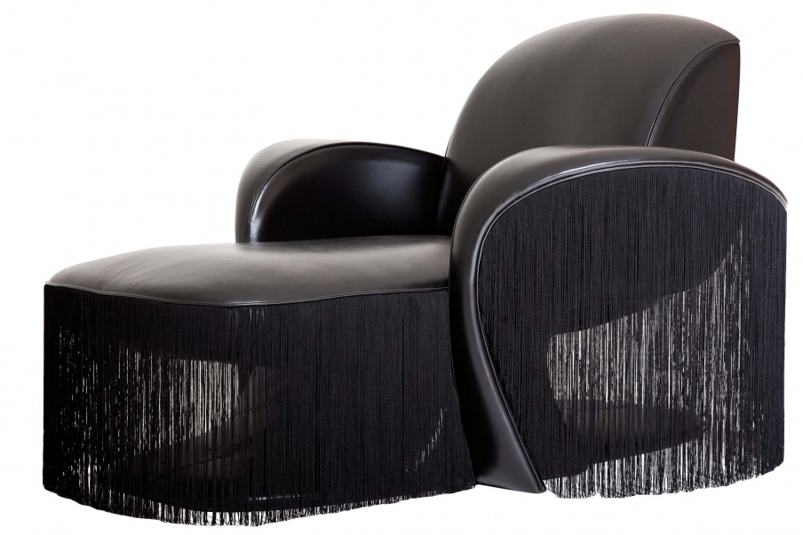 Couch Rive Gauche natural wood, Colombo Stile