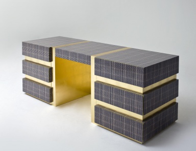 Dressing table natural wood mirror Avenue Marceau, Colombo Stile