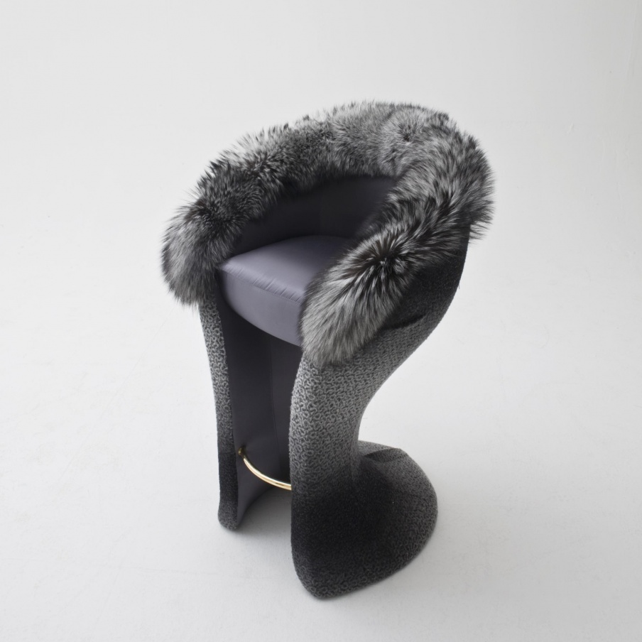 Chair Carre Du Louvre made of natural wood, Colombo Stile