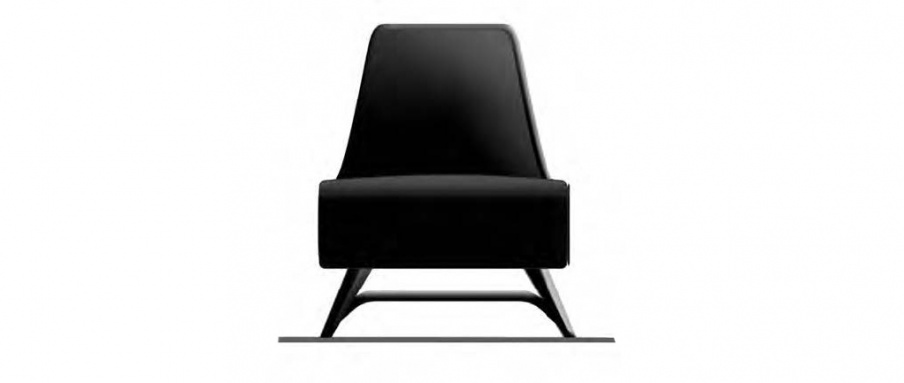 Chair V053 leather upholstery, Formitalia