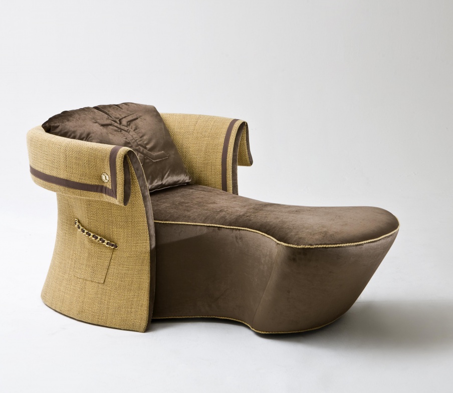 Daybed natural wood Rue Cambon, Colombo Stile