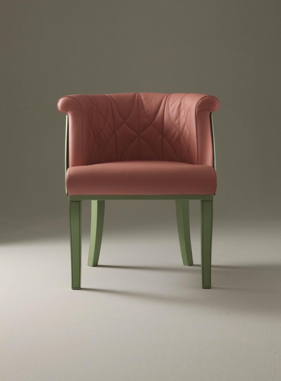 The Opus chair in natural wood, Colombo Stile