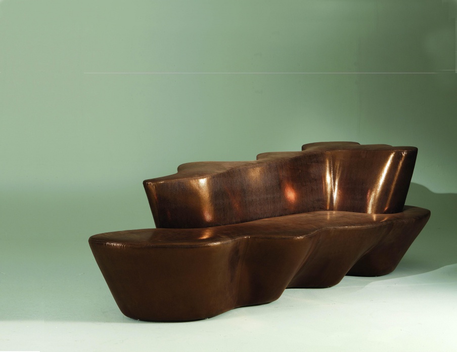 Couch made of natural wood Smoke, Colombo Stile