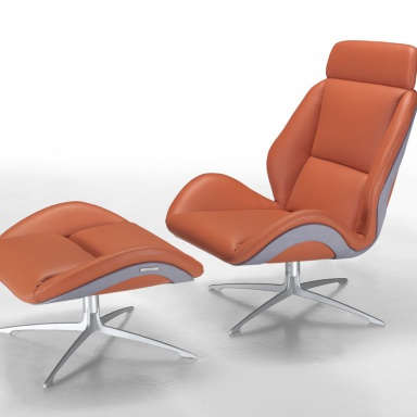 Chair with Ottoman foot MBS 012