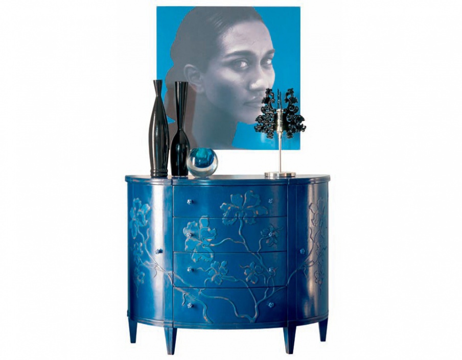 A chest of drawers on small feet Art.A925 FL, Bizzotto