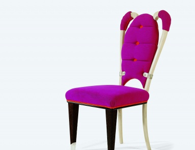 Chair natural wood from Africa, Colombo Stile