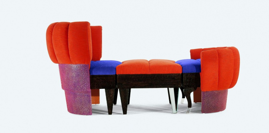 Daybed natural wood Africa, Colombo Stile