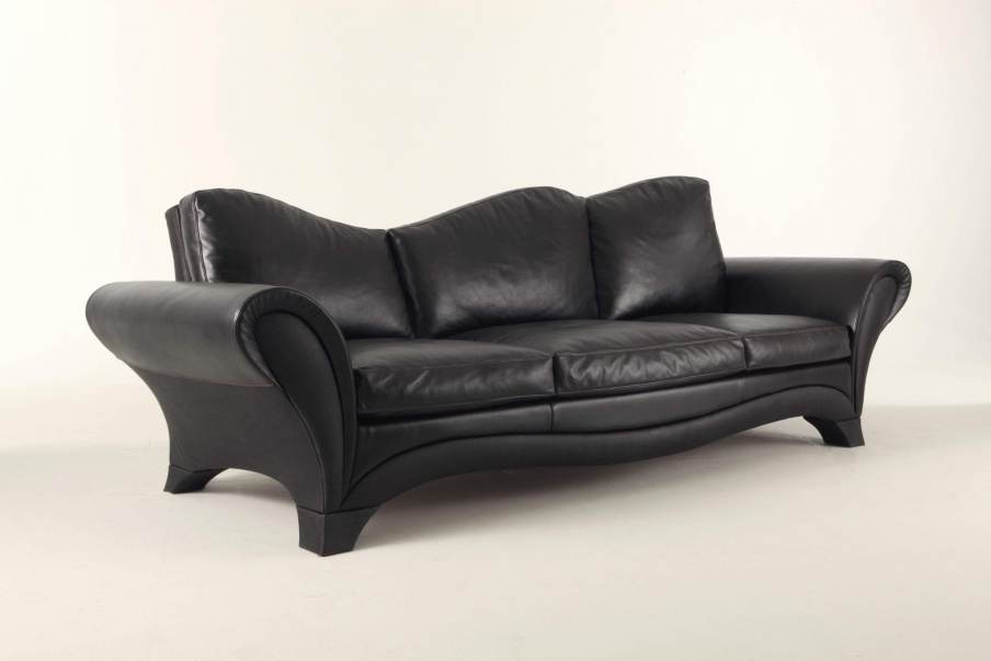 Three seater sofa natural wood Decodieci, Colombo Stile