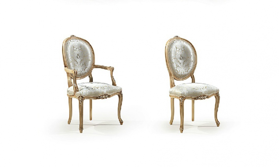 Chair with a frame made of wood by Angelo Cappellini