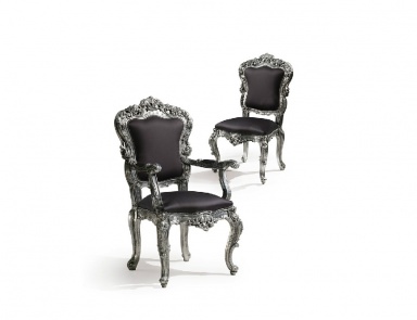 Chair with fabric upholstery by Angelo Cappellini