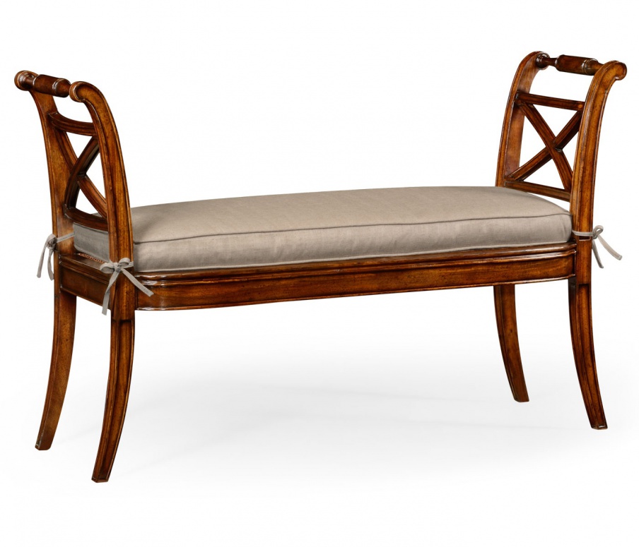 Bench with woven seat Windsor, Jonathan Charles