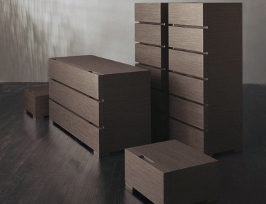 A chest of drawers for the bedroom with a very thick facade, Club Bedroom Sets - Presotto