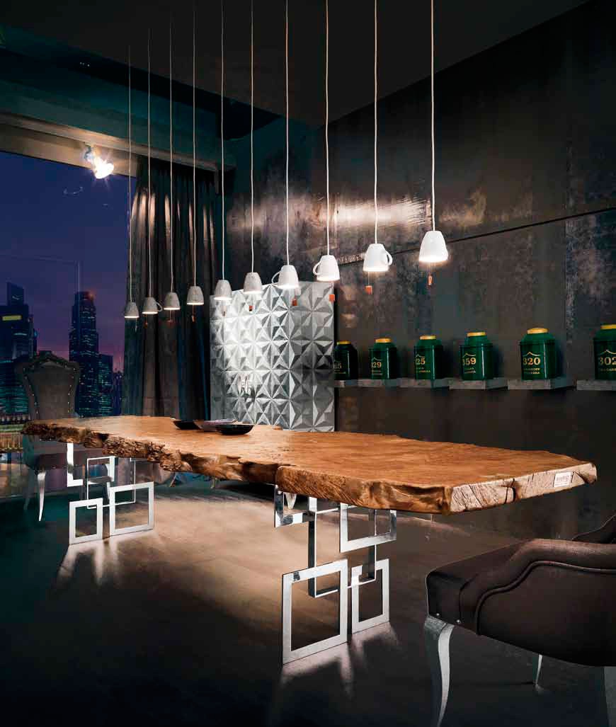 The Sidney dining table, Bizzotto