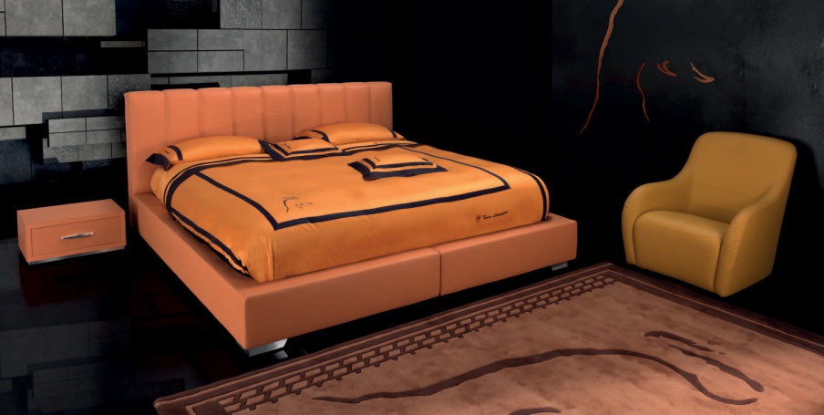 Set for bedroom in orange TL240, Formitalia