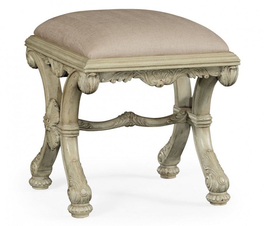 Pouf with frame from wood Country Farmhouse, Jonathan Charles