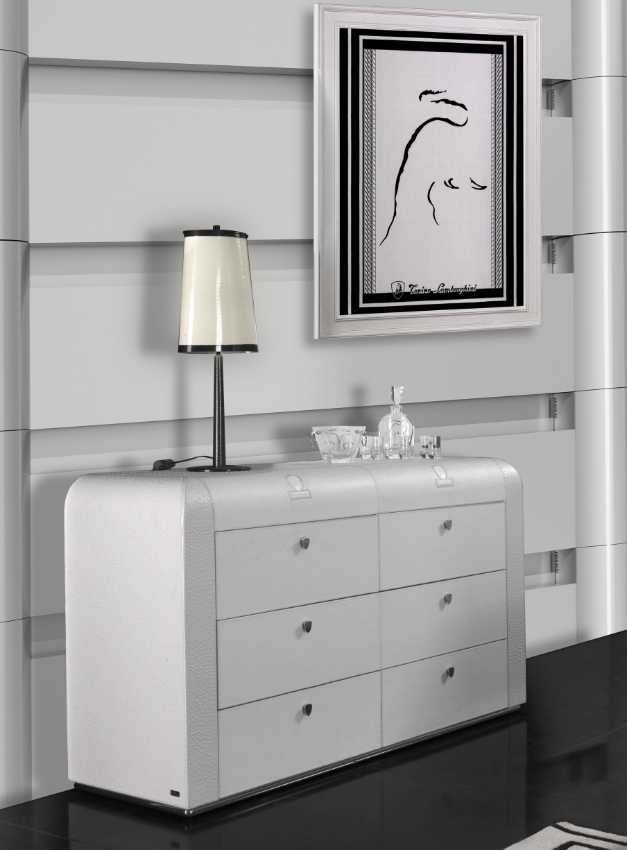A chest of drawers in leather, Best Modern, Formitalia