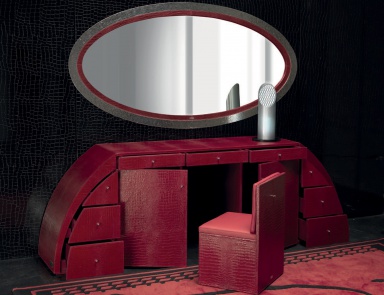 SUPER ARCH dressing table in leather, Formitalia