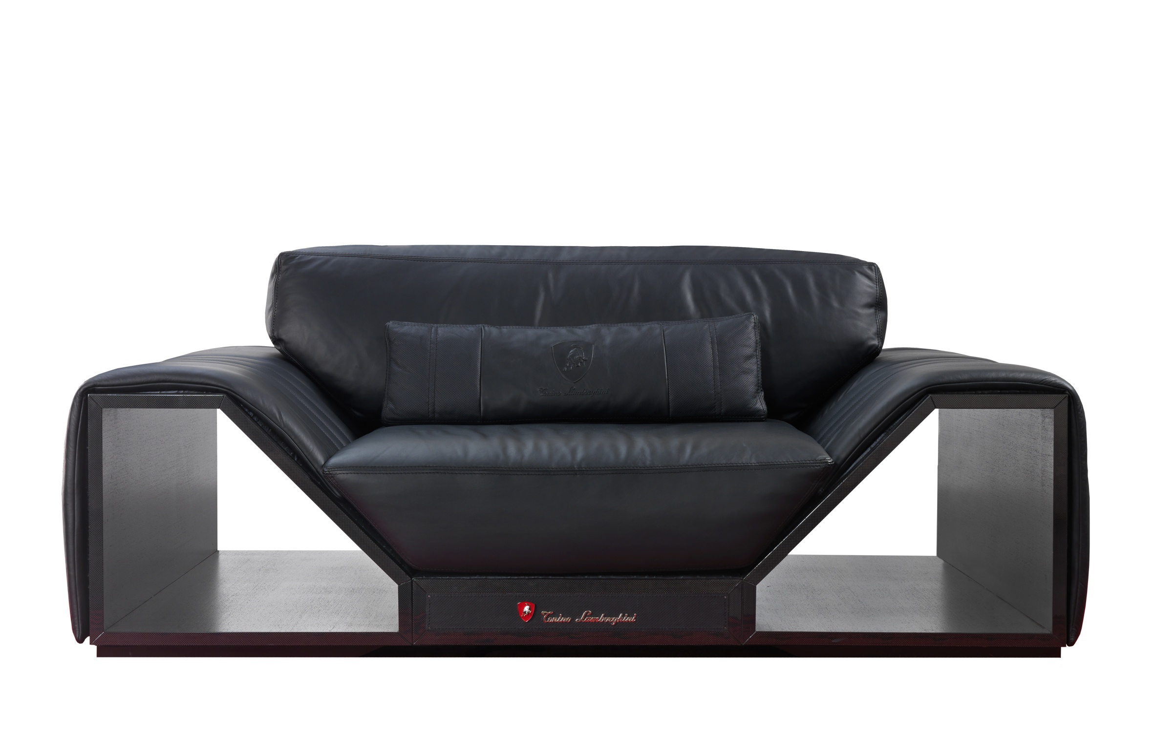 A Long Beach chair in leather upholstery, Formitalia Luxury furniture MR