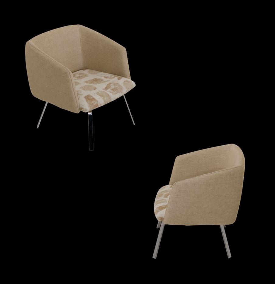 Chair with armrests Cindy, Il Loft