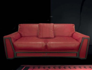 Sofa in leather and carbon fiber Spider, Formitalia