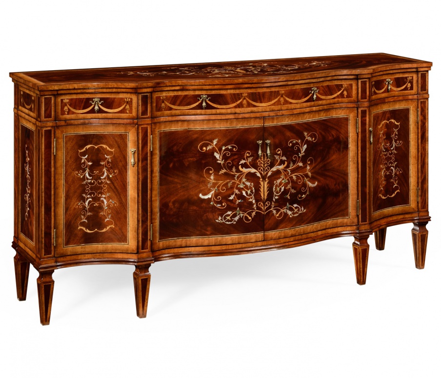 The bar body is made of hard wood Regency, Jonathan Charles