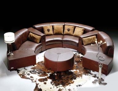 Modular sofa Circuit, Formitalia (semi-circular sofa round)