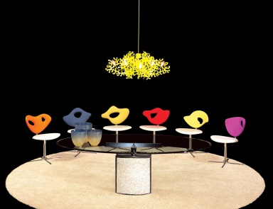 Rotary chair Folk, Il Loft