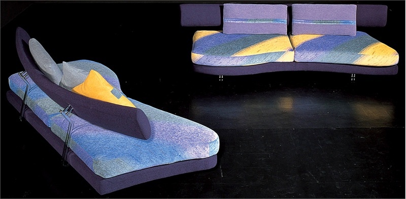 Sofa upholstered in fabric Danney, Il Loft