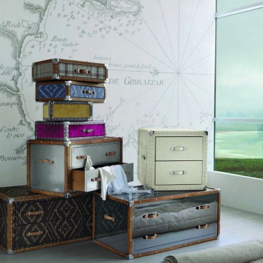 Bedside Table Suitcase