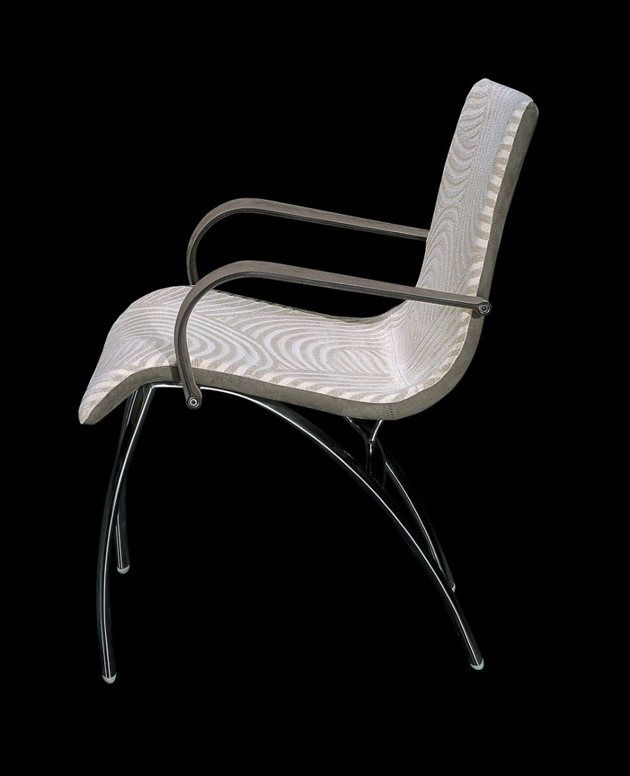 Chair with armrests Herman line, Il Loft