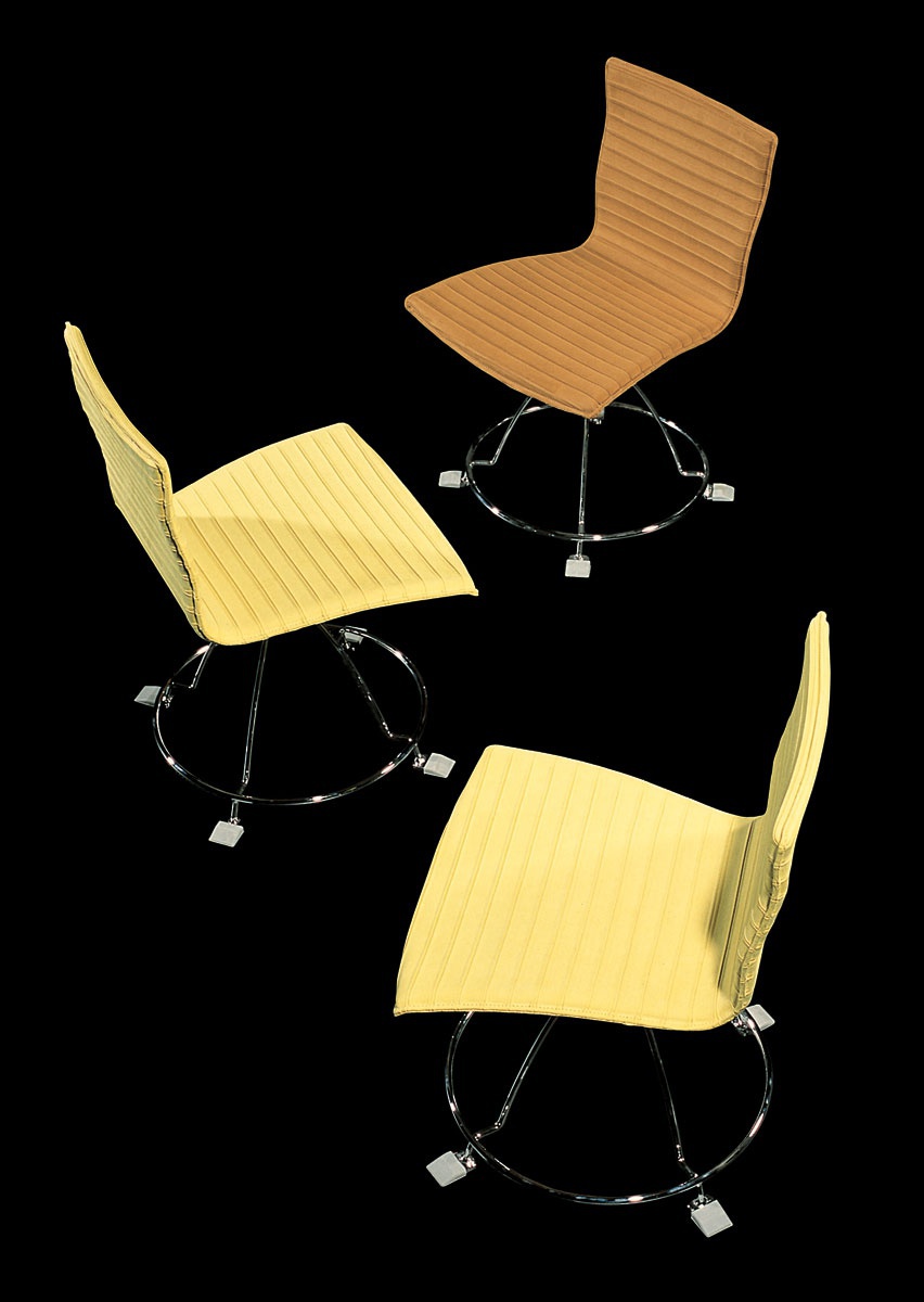 Kuma rotating chair with steel frame Il Loft Luxury furniture MR
