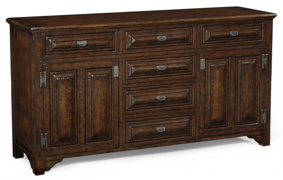 Buffet with six drawers Oak Tudor, Jonathan Charles