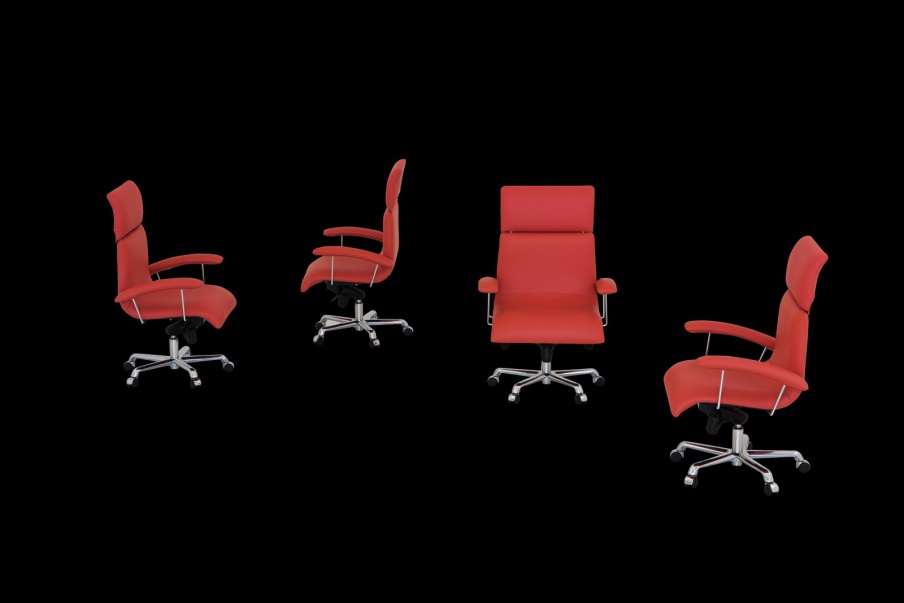 A chair on wheels Accademia Poltrona Ufficio, Il Loft