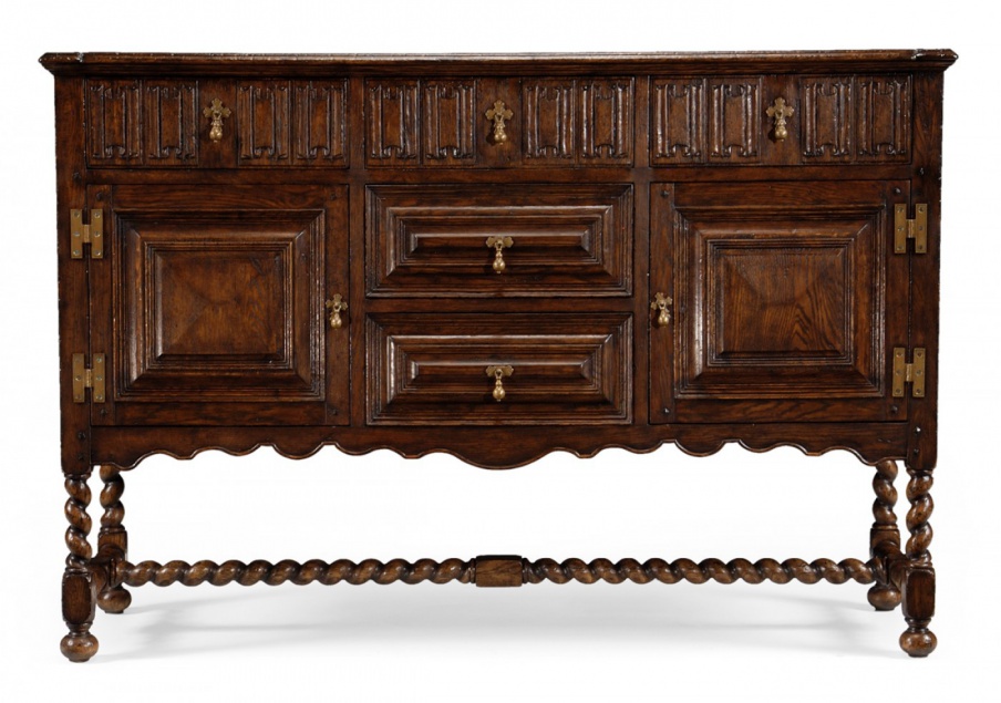 The cupboard body is made of wood Tudor Oak, Jonathan Charles