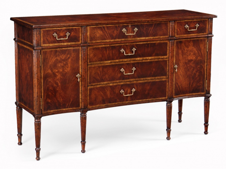 A snack bar on Buckingham fluted legs, Jonathan Charles