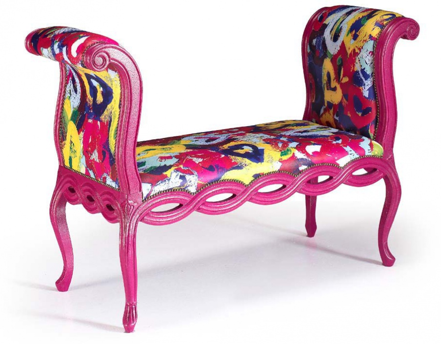 Love the bench in leather upholstery, Formitalia