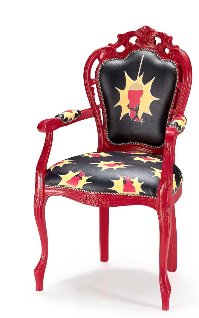 Chair with armrests Provvidenza, Formitalia