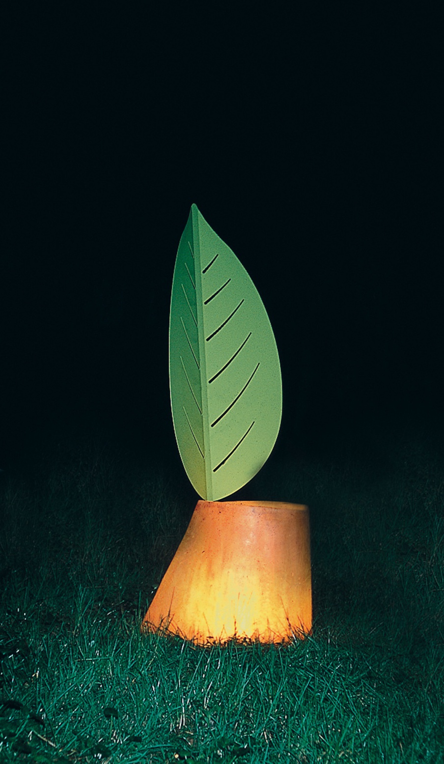 Chair Germoglio, fluorescent seat, Formitalia