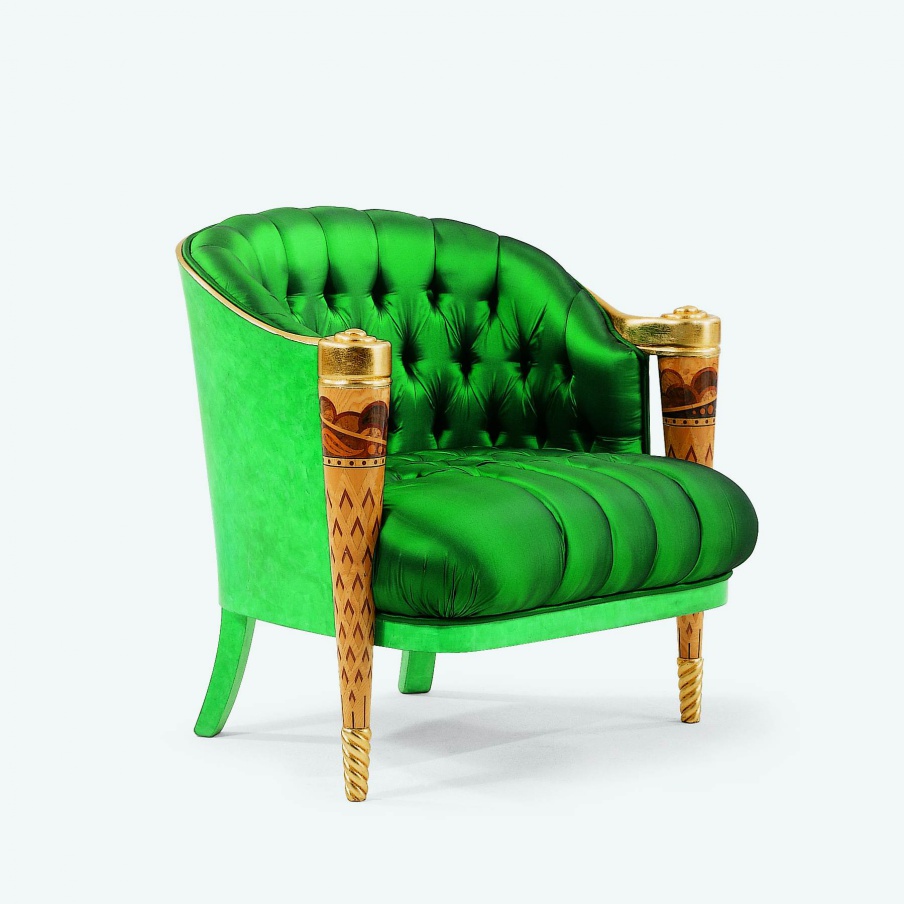 Chair natural wood Rampazzi, Colombo Stile