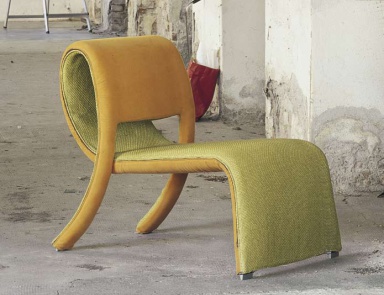 Capovolta chair in fabric, Formitalia