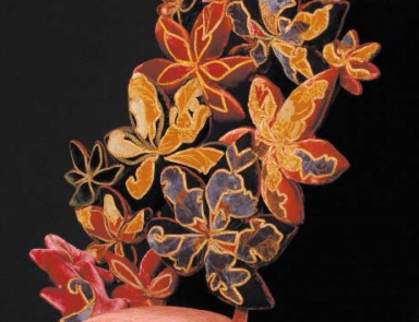 Chair with high back Leaves, Formitalia