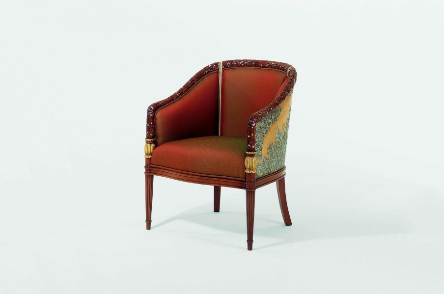 Chair natural wood Riedizioni, Colombo Stile