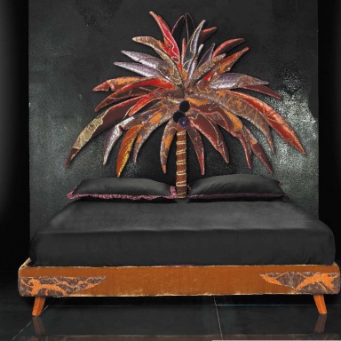 Double bed Palm tree
