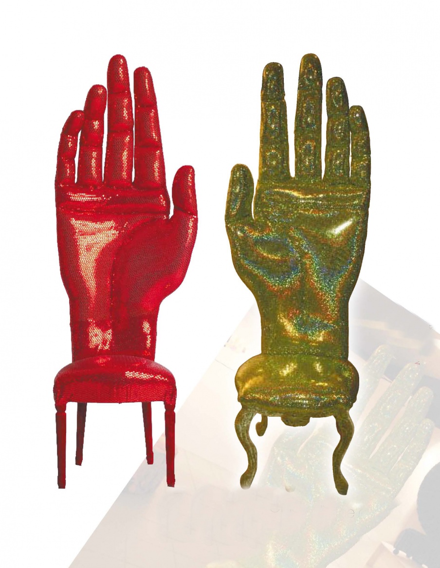The Hand chair with a high back, Formitalia