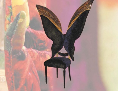 Chair Golden and black, Formitalia