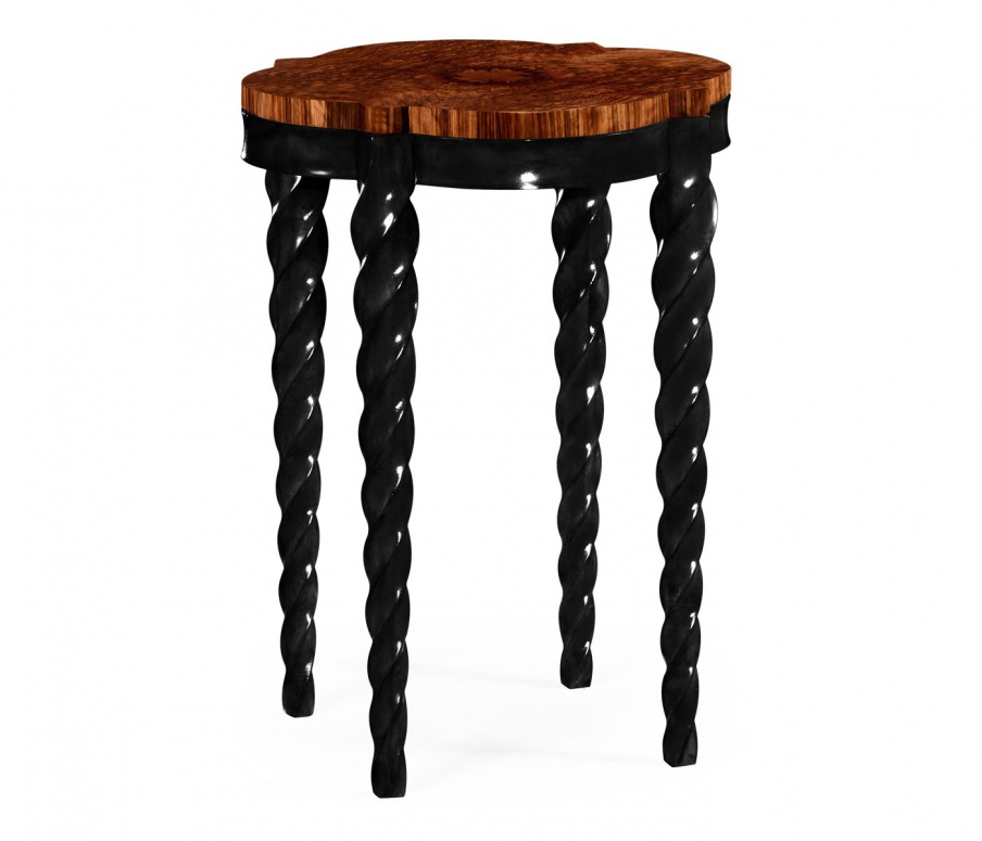 Table with top in the shape of a quatrefoil Twist, Jonathan Charles