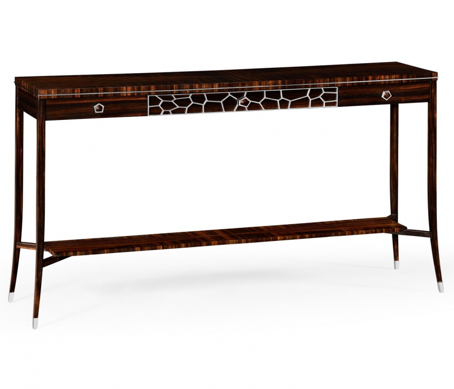 Console parts, brass Soho white, Jonathan Charles