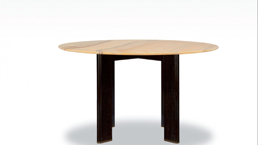 Dining table with top made of onyx Giove, Armani Casa