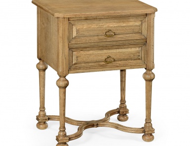 Natural Oak bedside table, Jonathan Charles