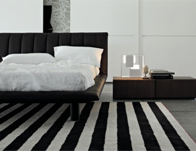 Double bed with a podium Newland, Lema